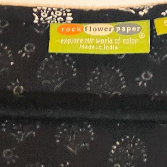 Elegant Black and White Boho Women's Top - Picture 5 of 5